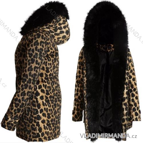 Kabát zimní parka s kožíškem dámská (s-l) K-ZELL ITALSKá MODA IM917341