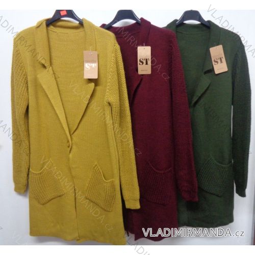Strickjacke Damen (uni sl, ITALIENISCHE MODA IM1217108
