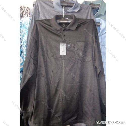Polo shirt warmer long sleeve men's cotton (3xl-6xl) HENXING HX833