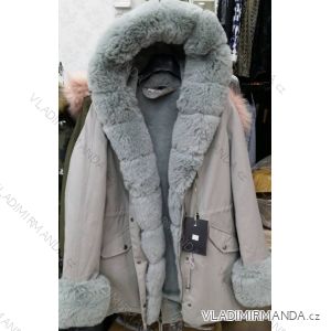 Kabát zimní parka s kožíškem dámská (s-l)  KZELL  PM217061
