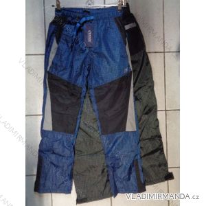 Kalhoty šusťákové zateplené flaušem dětské a dorostové chlapecké (134-146) GRACE B-41980