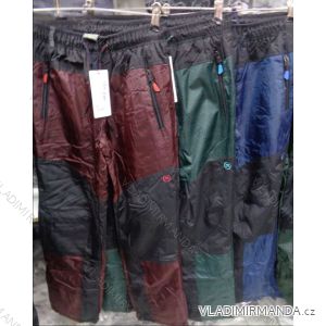 Kalhoty šusťákové zateplené flaušem dětské a dorostové chlapecké (134-146) GRACE B-41984