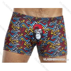 Boxerky pánské tattoo (s-2xl) CORNETTE S OBRáZKEM GORILLA MULTICOLOR 280/131