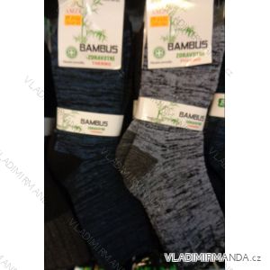 Ponožky zdravotní thermo pánské bambusové (40-47) AMZF PA-6436