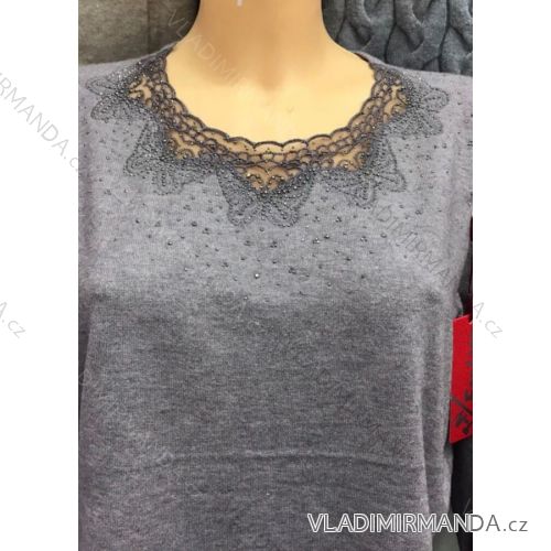 Pullover Pullover Langarm Damen (m-2xl) POLSKá MODA GR17049