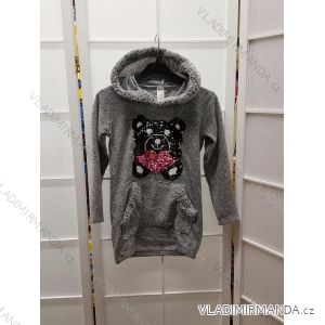 Sweatshirt mit wechselndem Kapuzenbadeanzug-Baby (4-14 Jahre) TURKEY MLADA Fashion 8P-7068
