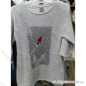 Sveter 3/4 rukáv dámsky (l-2xl) Poľsko MODA GR17086
