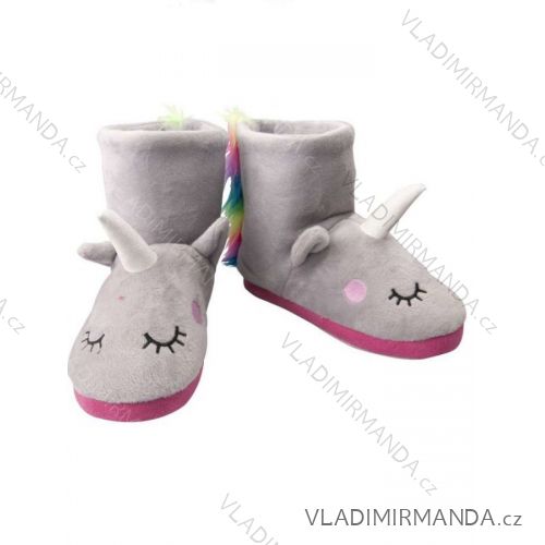 Papuče capáčky bačkory dětské dorost dívčí (28-35) YO! OB-016