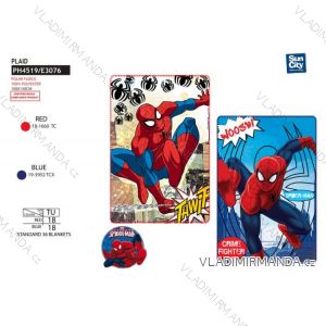 Deka přikrývka spiderman dětská chlapecká (100*150 cm ) SUN CITY PH4519