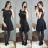 Šaty elegantní dámské plesové (uni s-l) ITALSKá MODA IM917367