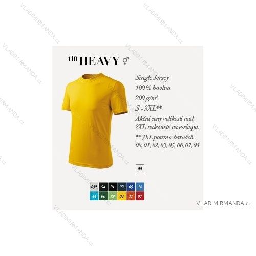 Tričko heavy krátký rukáv unisex (s-3xl) REKLAMNí TEXTIL 110H