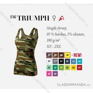 Tílko maskáč triumph dámské (xs-xl) REKLAMNí TEXTIL 136T