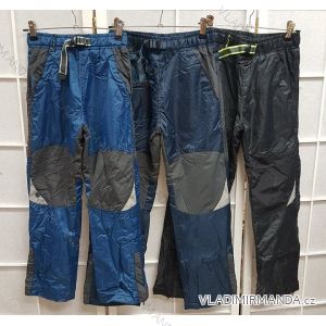 Kalhoty šusťákové zateplené flaušem dětské a dorostové chlapecké (116-146) GRACE G-B41141/G