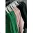 Tričko-tunika s perličkami  3/4,dlouhý rukáv dámská (uni l-3xl) ITALSKá MODA IM1218022