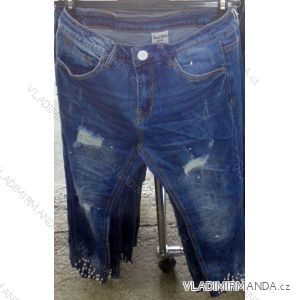 Rifle jeans s perličkami dlouhé dámské ( s-xl) ITALSKá MODA IM718042