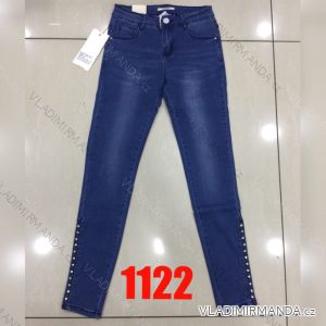 Rifle jeans s perličkami dámské (xs-xl) 1122R