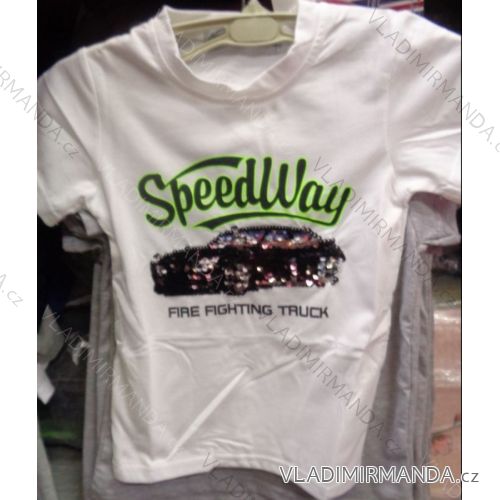 T-shirt with sequins short sleeve baby boys (98-128) TURKEY MODA HZ-6542
