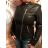 Damen-Kunstlederjacke mit Übergröße (XL-6XL) LANSILU MODERN WOMEN IM918A684
