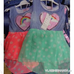 Set Pailletten mit Pailletten + Leggings für Mädchen (2-12 Jahre) TURKEY MODA TM218R-717
