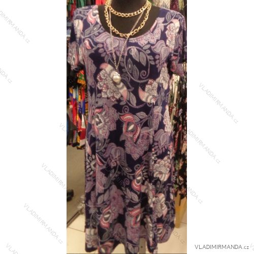 Kurzärmeliges Damenkleid (uni sl) FRANCE FM218004
