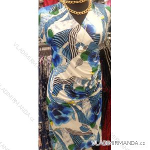 Šaty s krátkým rukávem dlouhé dámské (uni s-l) ELISSA FRANCIE FM218012