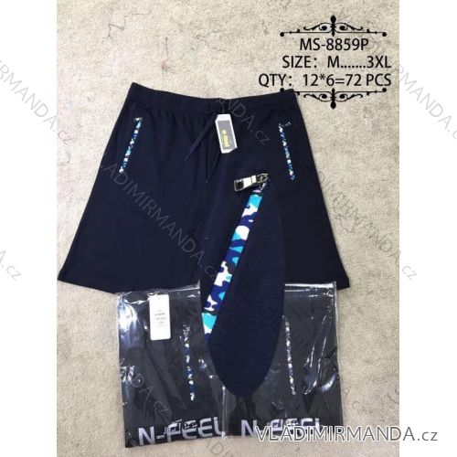 Kraťasy šortky pánske (m-3XL) N-FEEL MS-8859P