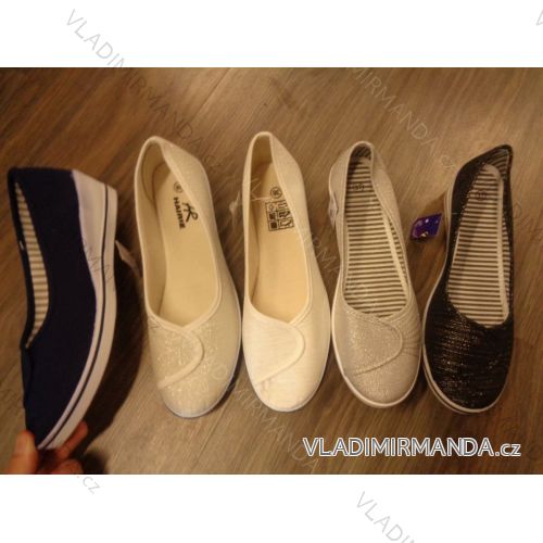 Espadrilky baleríny na klínku dámské (36-41) OBUV ROC18HR61209