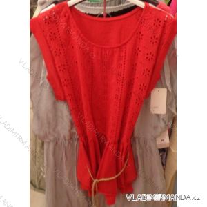 Tunika šaty krátký rukáv dámská (uni s-l) ITALSKá MóDA IM518063