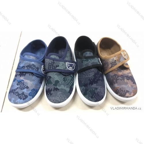 Espadrilky na suchý zips detské dievčenské a chlapčenské (26-31) OBUV RIS18XD-12