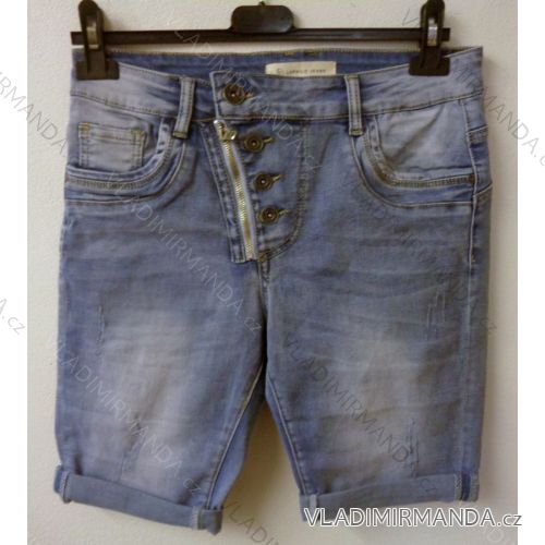 Kraťasy šortky riflové letní dámské (xs-xl) ITALSKá MóDA IM518084