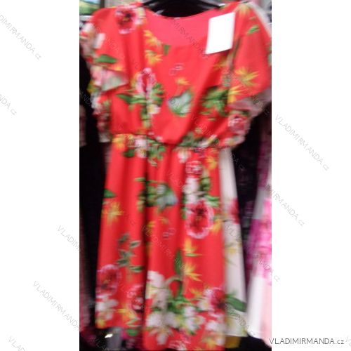 Elegante Sommerfrauen der Kleidersommerkurzhülse (uni sl) ITALIENISCHE Mode IM918050
