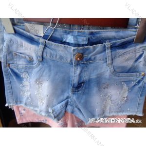 Kraťasy šortky jeans dámské (m-2xl)  BENTER ZG7116