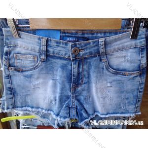 Kraťasy šortky jeans dámské (25-31) GOURD BENTER GD9391/DK