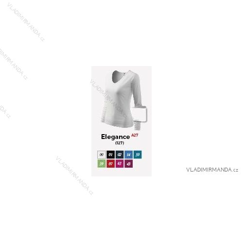 Tričko elegance dlouhý rukáv dámské (m-xxl) REKLAMNí TEXTIL A28E