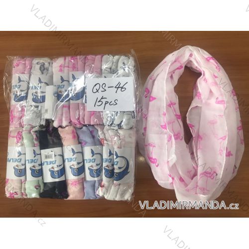Šátek šála jarní kruhová dámská (one size) DELFIN QS-46