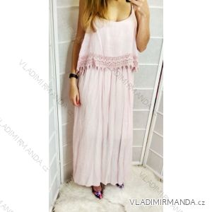 Šaty dlouhé letní dámské (uni l-xxl) ITALSKá MóDA IM718198
