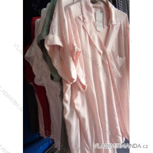 Košile tunika krátký rukáv  dámské  (uni s-l) ITALSKá MóDA IM818084