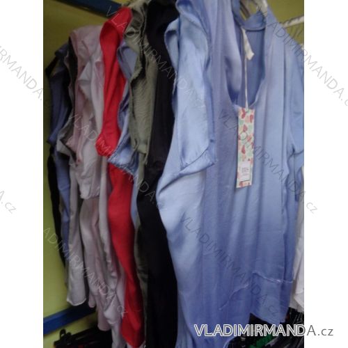 Tunika halenka krátký rukáv  dámská  (uni s-l) ITALSKá MóDA IM818089