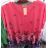 Tunic short sleeve ladies flowers (uni sl) ITALIAN Fashion IM818096
