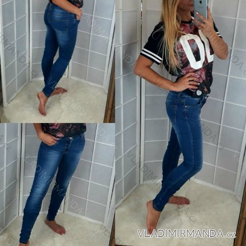 Rifle jeans zip vzadu dámské (25-29) GOURD GD2807