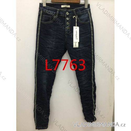Rifle jeans úzke dlhé dámske (xs-xl) Jewell LEXXURY L7763

