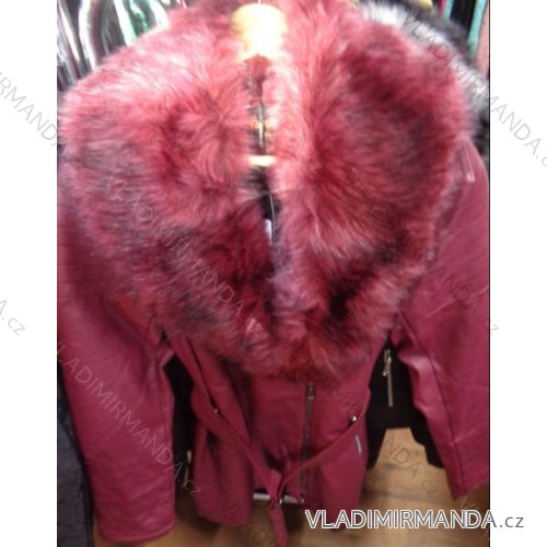 Bunda kabát konžekový teplý dlhý rukáv dámska (s-2xl) RFW5406
