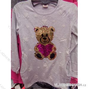 T-shirt long sleeve with short sleeves baby girl (128-164) TUZZY TURKEY MODA TM218123

