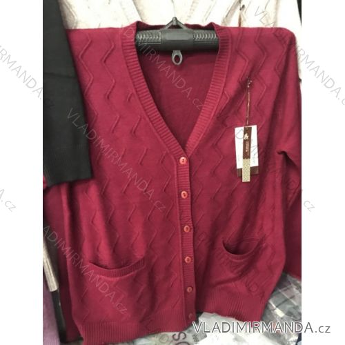 Sveter dlhý rukáv dámske (m-2xl) Poľsko moda PM118158
