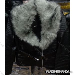 Bunda koženková s kožíškem dámská (xs-xl) D.D. STYLE F665-1