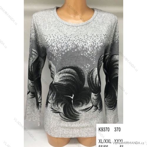 T-shirt tunic 3/4 long sleeve ladies (l-3xl) ERBOSSI PM118212
