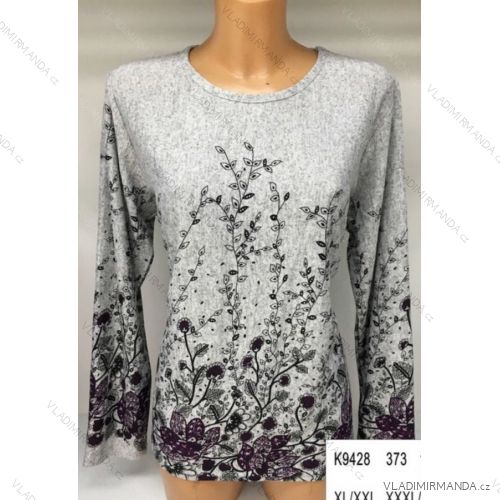 T-shirt tunic 3/4 long sleeve ladies (l-3xl) ERBOSSI PM118213
