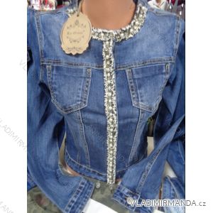 Bunda dlhý rukáv rifľová dámska (xs-xl) RE-DRESS C096

