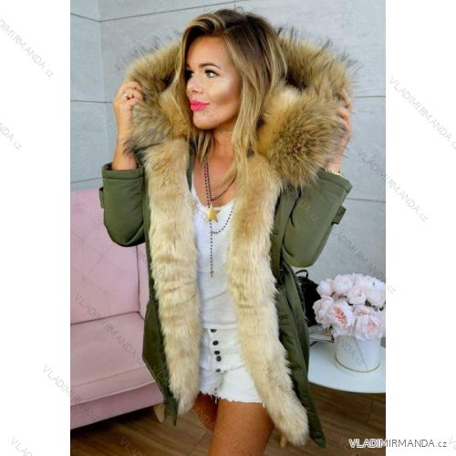 Mantel Winterpark mit Pelzfrauen (s-l) KZELL MODA KZE198035GR