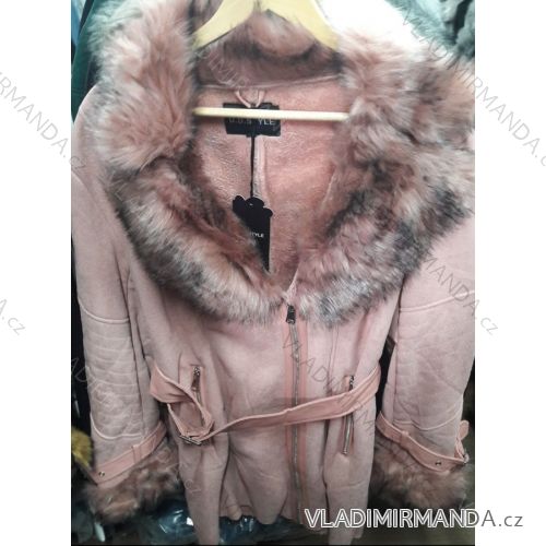 Kabát koženka dámsky (s-xxl) DDSTYLE TALIANSKÁ MÓDA IM918F695-B
